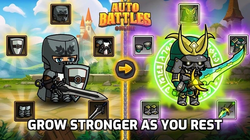 Auto Battles Online 1.46.0 (Menu/God mode/one hit kill/Anti ban)