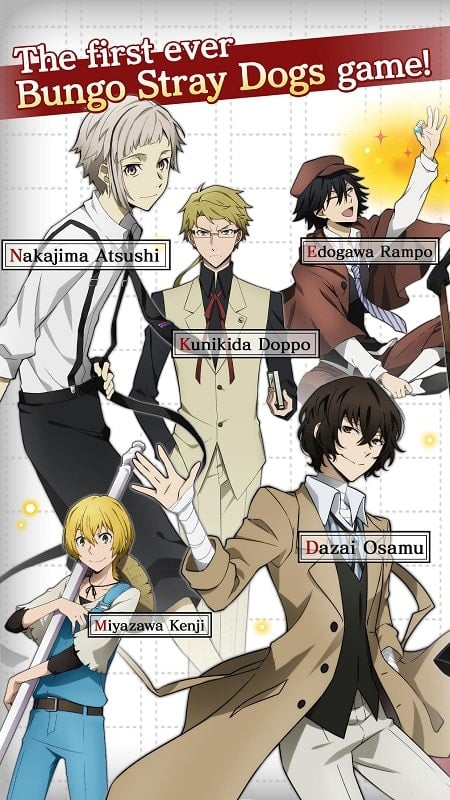 Bungo Stray Dogs: Tales of the Lost 3.22.2 (Menu, Attack/Health multipliers)