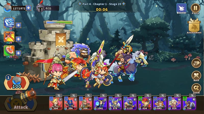 Castle War Defense 1.2.0 (Menu/Unlimited Currency/Battle Speed)