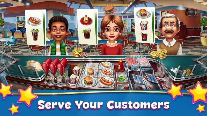 Cooking Fever 23.1.1 (Unlimited money)