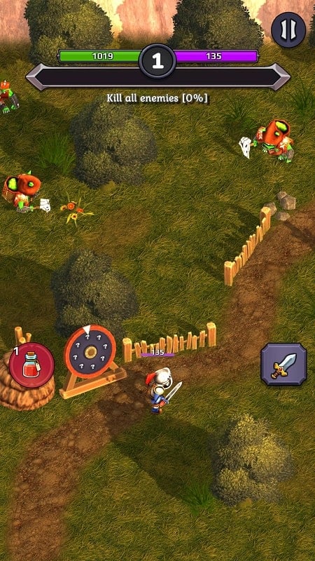 Crusado 0.7.6.3 (Menu/Unlimited Money/God mode/Attack multiplier)