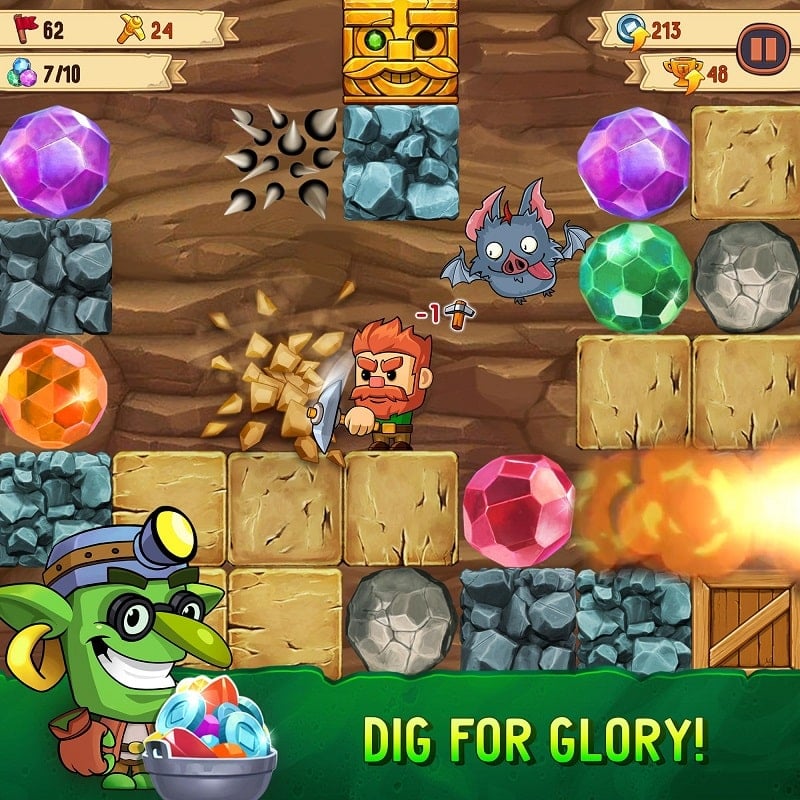 Dig Out! 2.46.1 (Unlimited money, keys)