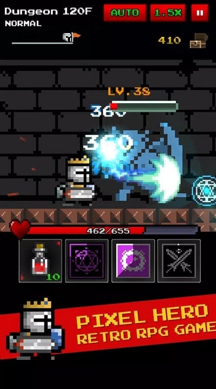 Dungeon and Pixel Hero 12.4.8 (Unlimited upgrade/Low cost)