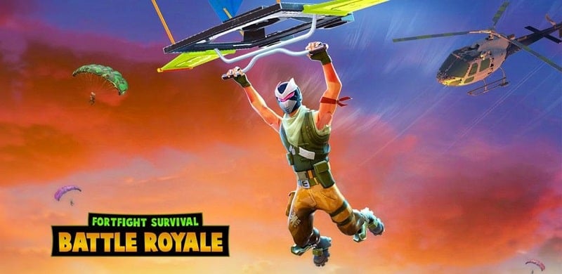 FortFight Battle Royale Shooting Survival 3D 4.0 (Immortal/Dumb enemy)