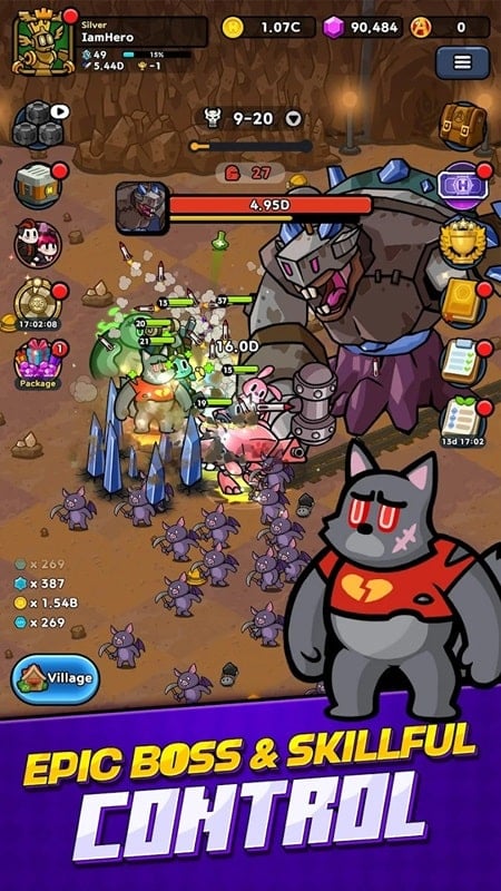 Hero Assemble: Epic Idle RPG 1.10.06 (Menu/God mode/Damage/Defense Multiplier/Always Crit)