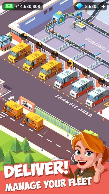 Idle Courier Tycoon 1.31.21 (Unlimited money)