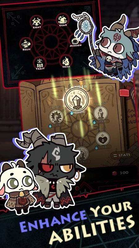 Idle Goat Summoner 1.00.63 (Menu/Onehit/Dumb Enemy/Free Upgrade)