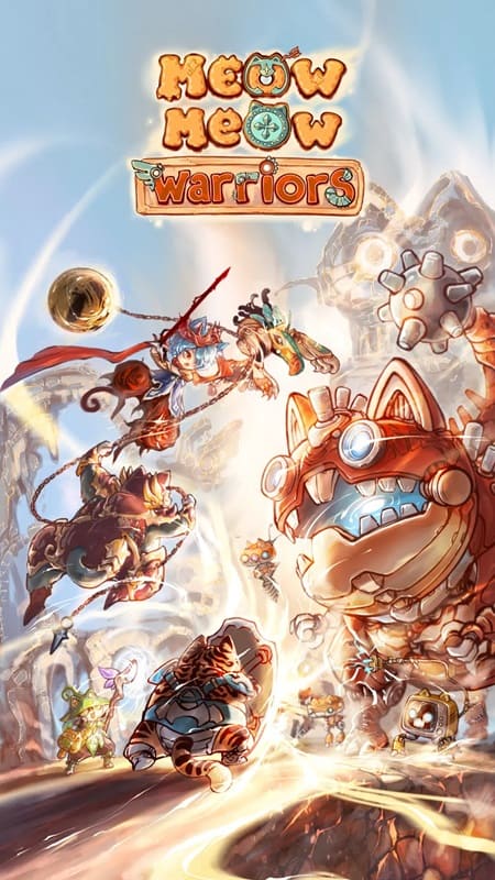 Meow Meow Warriors 0.19.265 (Menu/God mode/Damage/Defense Multiplier/Unlimited money)