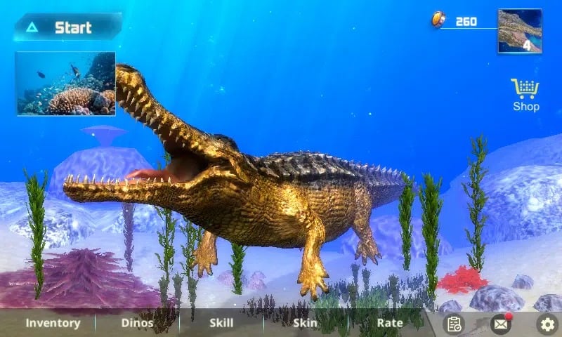Sarcosuchus Simulator 1.1.9 (Menu/Unlimited Money/Mana)