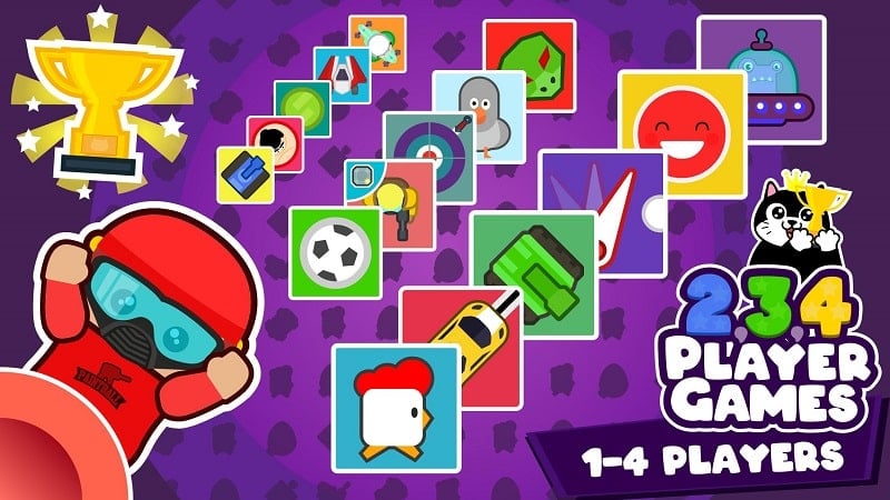 2 3 4 Player Mini Games 4.7.0 (Unlimited money)