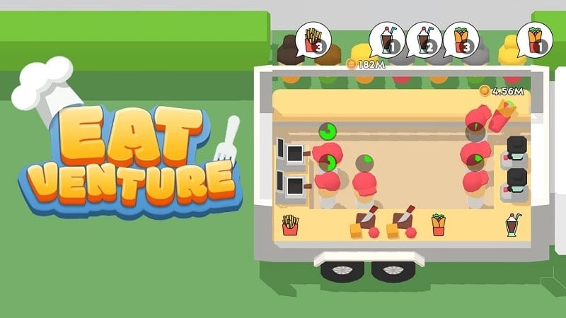 Eatventure 1.36.0 (Menu/Unlimited money/Skill Point)