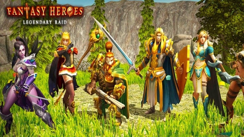 Fantasy Heroes 0.51_RuStore (Unlimited money/God mode, Damage)