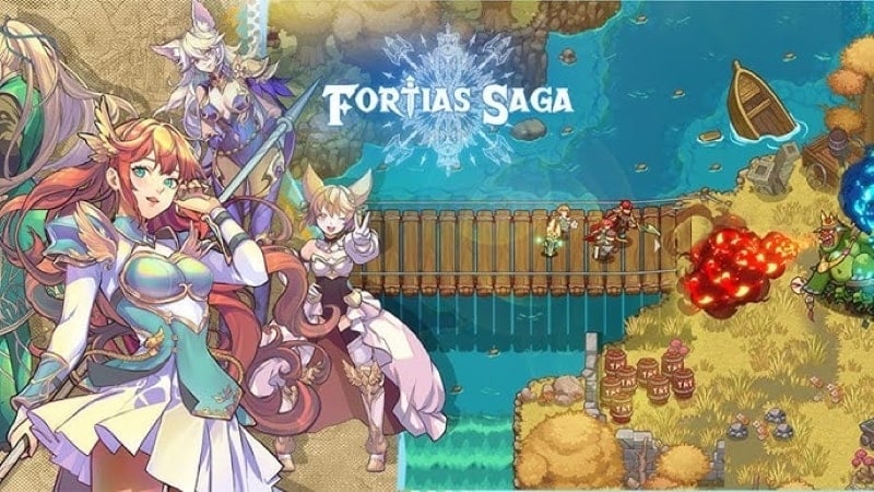 Fortias Saga 1.0.77 (Menu/God mode/Damage/Defense multiplier)