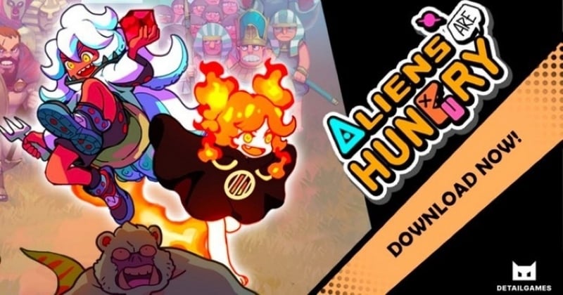 HungryAliens 1187 (Menu/God mode/Damage/Defense Multiplier)