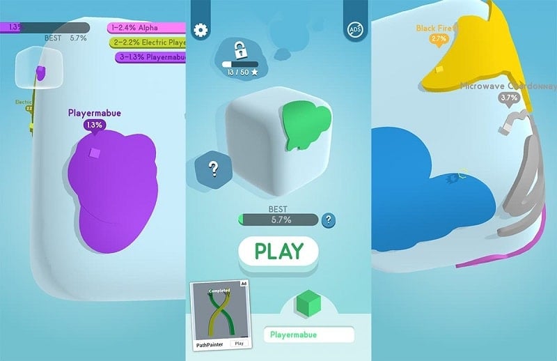 Paper.io 3D 3.4.15 (Menu/God mode/Unlocked Skins)