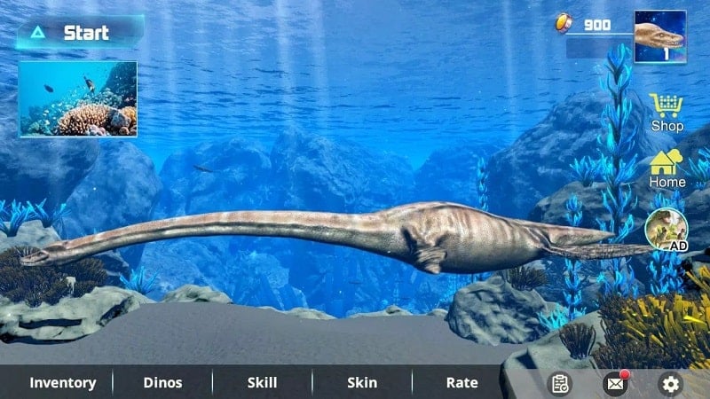 Plesiosaurus Simulator 1.2.4 (Menu/Unlimited Money/Mana)
