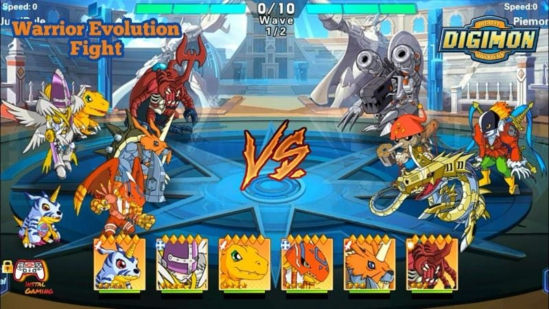 Warrior Evolution: Fight 1.0.2 (Menu/Attack, defense multipliers)
